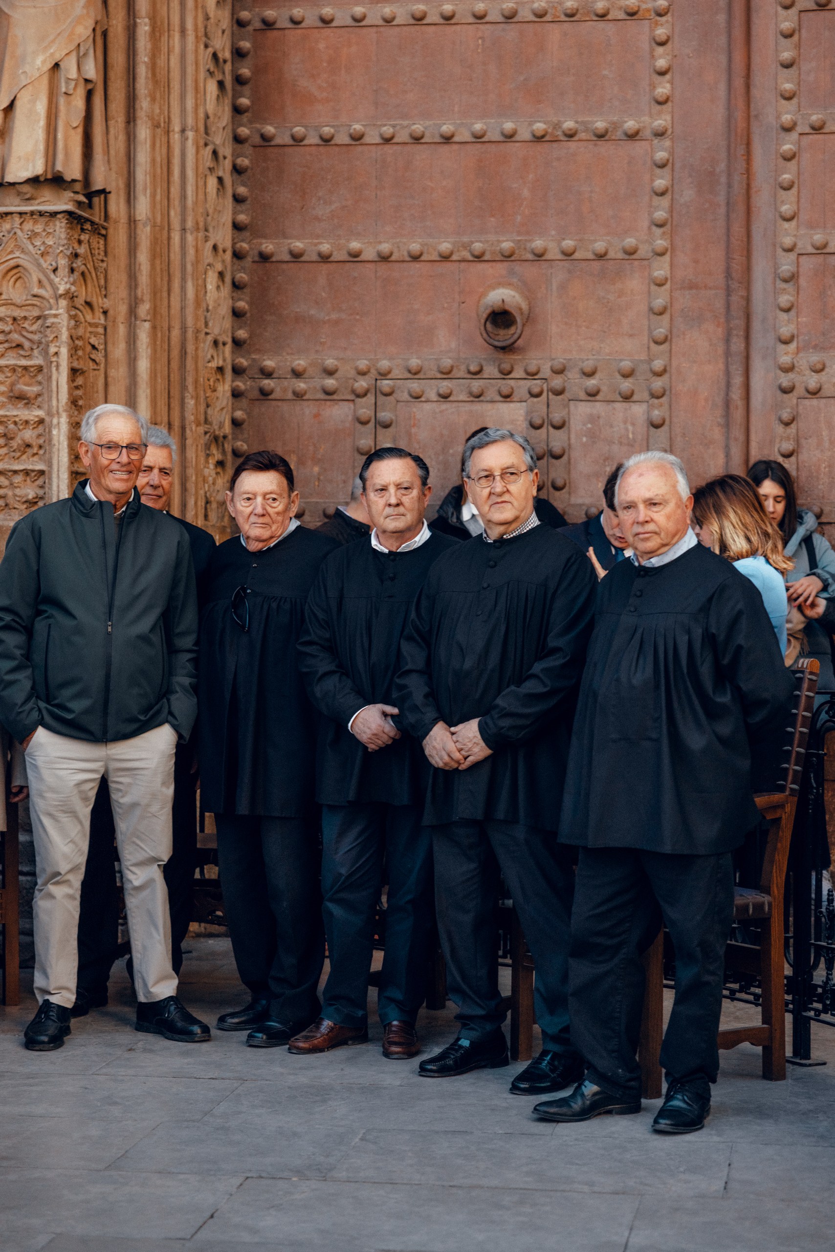 The tribunal in session