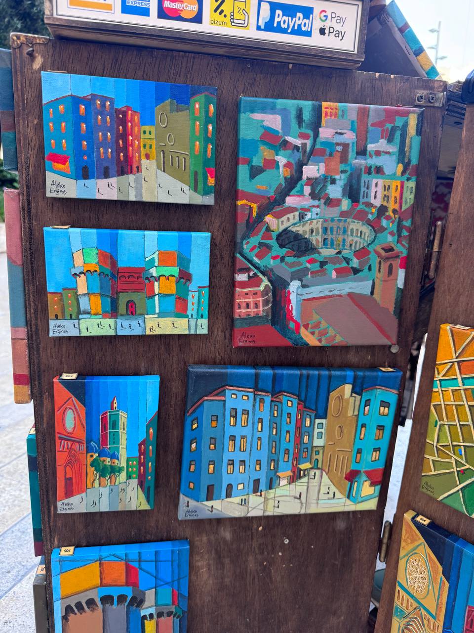 Aleko Erginos paintings of Valencia