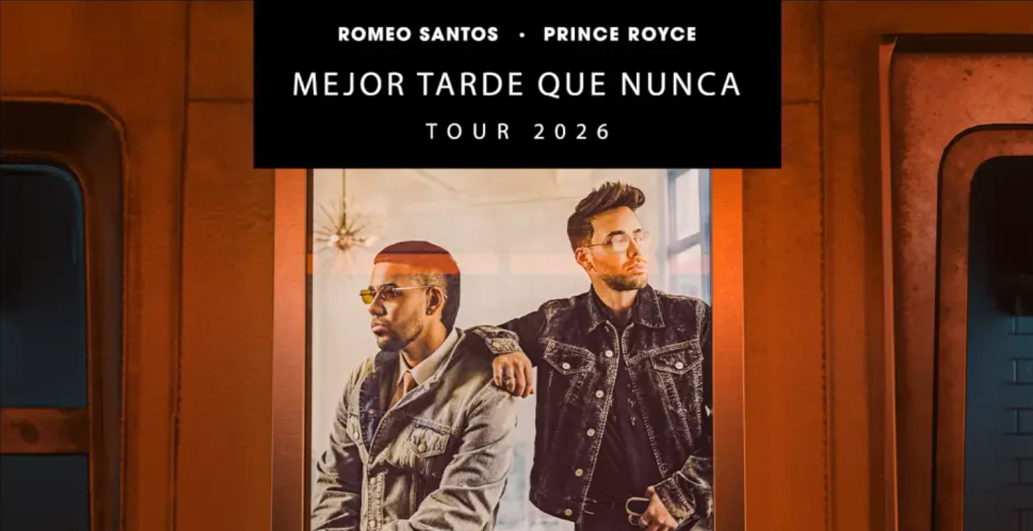Romeo Santos and Prince Royce tour poster
