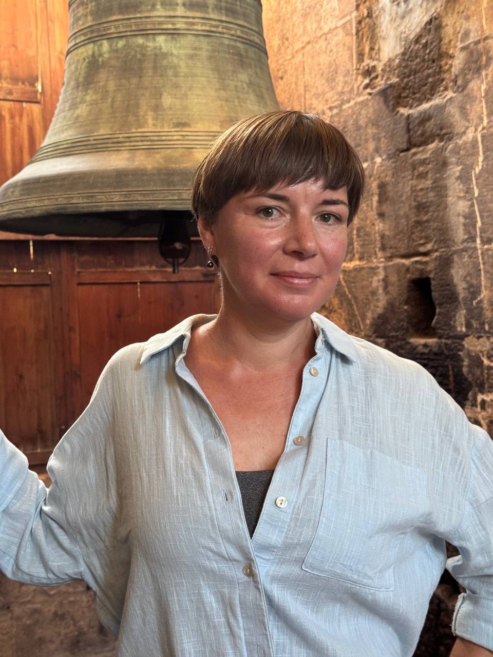 Guide Tatiana Khrylova inside Micalet
