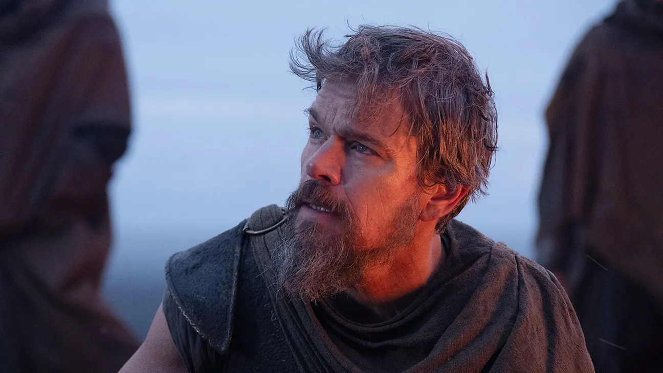 Matt Damon as Odysseus in Christopher Nolan's The Odyssey