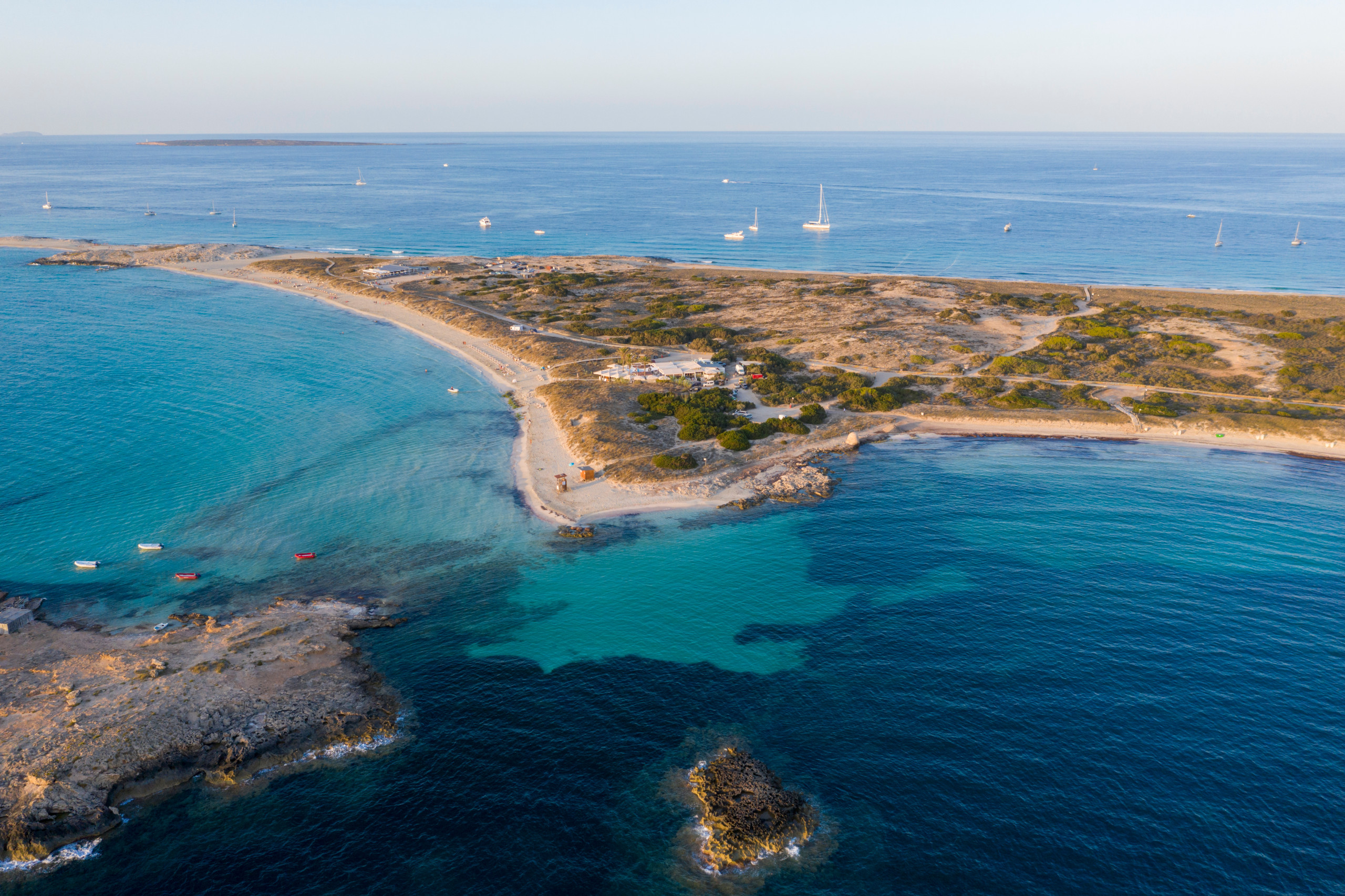 Playa de Ses Illetes view