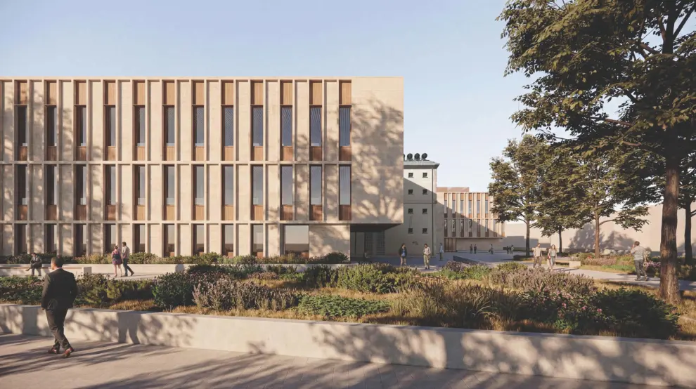 Valencia Provincial Council new administrative complex site plan render