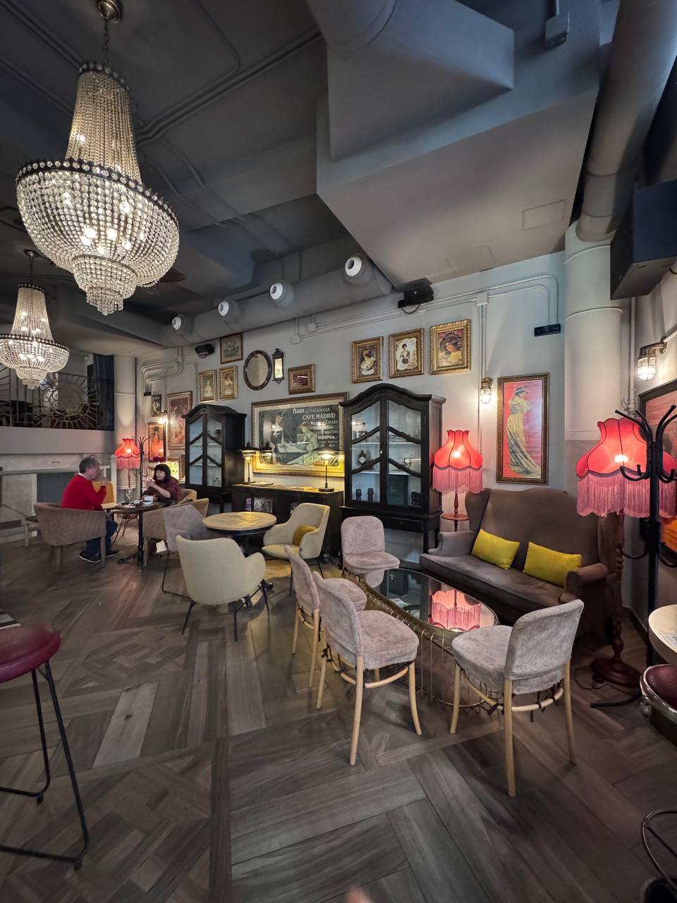Interior of Café Madrid