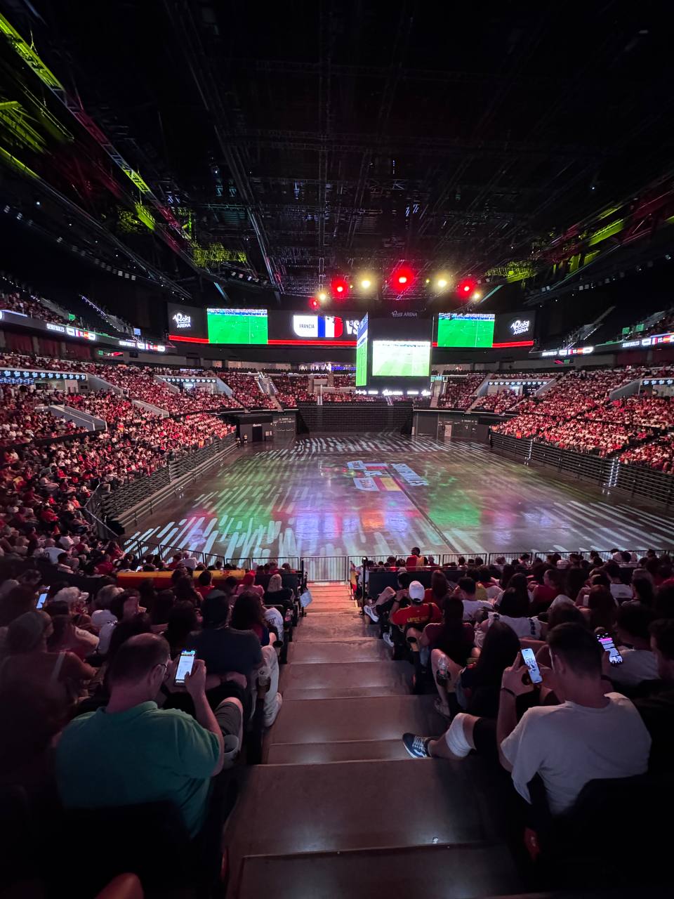 Spain vs France screening at Roig Arena Valencia