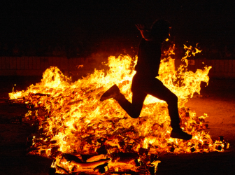 Spain Celebrates San Juan: Bonfires in Valencia, Firecrackers in Barcelona, and Horses in Menorca