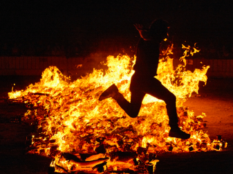 Spain Celebrates San Juan: Bonfires in Valencia, Firecrackers in Barcelona, and Horses in Menorca
