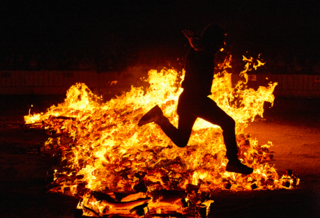 Spain Celebrates San Juan: Bonfires in Valencia, Firecrackers in Barcelona, and Horses in Menorca