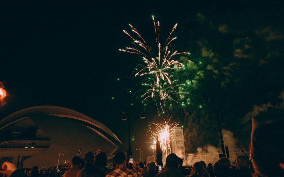 Photo Gallery: Las Fallas “Fire Castle” in Hygge Style