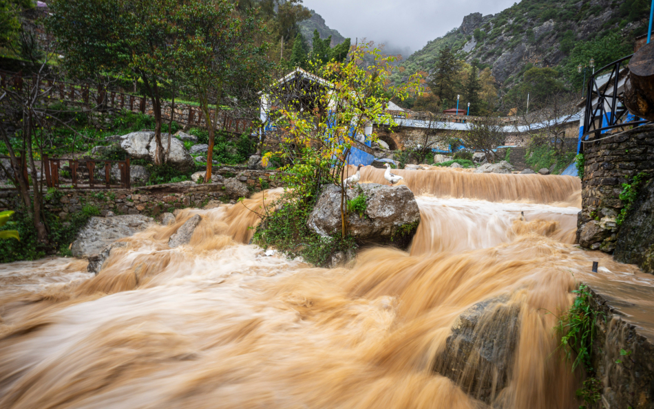 Storm Leonardo caused flooding and evacuations in Andalusia