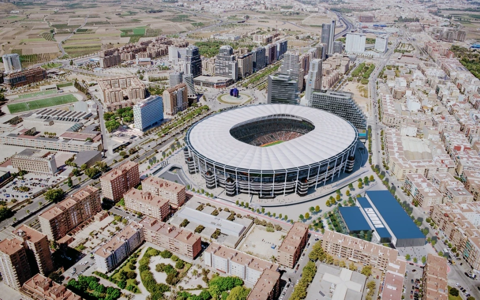Valencia Approves Major Mixed-Use Complex Next to the New Nou Mestalla Stadium