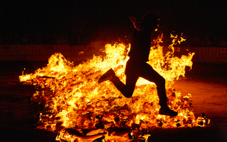 Spain Celebrates San Juan: Bonfires in Valencia, Firecrackers in Barcelona, and Horses in Menorca