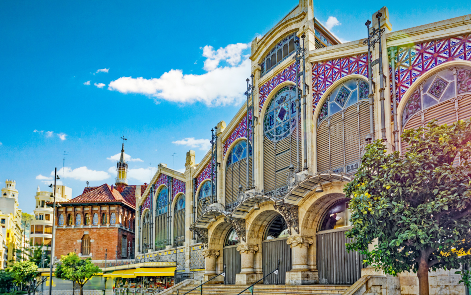 The largest market in Europe is in Valencia